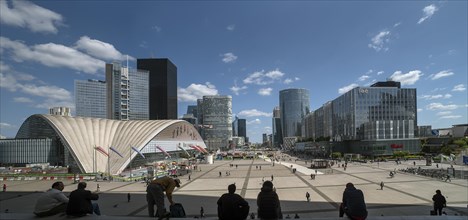 View from the Grand Arche onto La Defence
