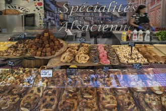 Street stall with Alsatian specialities