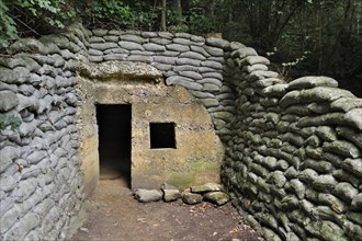 One of four British bunkers as headquarters on the Lettenberg