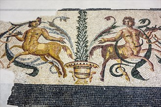 Roman mosaic showing centaurs
