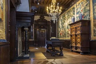 17th century furniture and tapestry in the Plantin-Moretus Museum