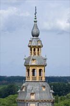 Belfry tower in the city Veurne