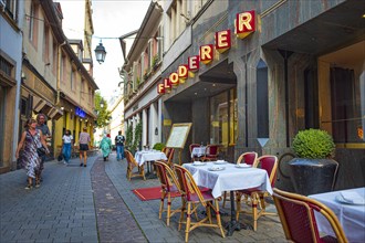 Rue de l'Outre of Strasbourg in France