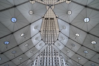 Tent roof inside the Grand Arche