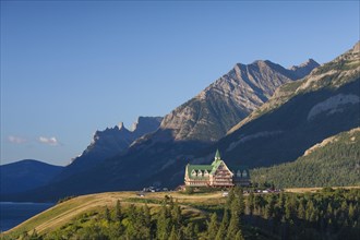 Upper Waterton Lake with Prince of Wales Hotel