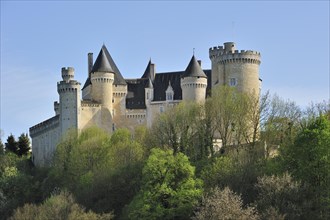 The medieval castle chateau de Chabenet