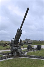 Anti-aircraft gun near the Utah Beach Landing Museum at Sainte Marie du Mont