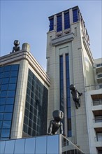 The Blankenberge Casino and the three babies from Czech sculptor David Cerny