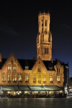 The Burg square at the city Bruges