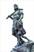 Statue of William Tell and his son