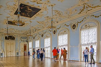 Tourists visiting the State Hermitage Museum