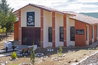 Mausoleum marks the original burial spot of Ernest Che Guevara