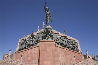 Monument of Libertador on the Hill at Humahuaca