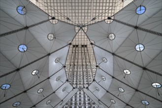 Tent roof inside the Grand Arche
