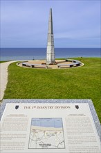 Monument 1st US Infantry Division Memorial at Omaha Beach