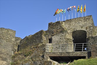 Ruined medieval castle in La Roche-en-Ardenne