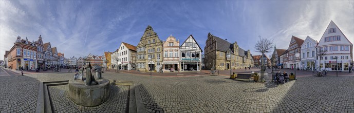 Market Place Panorama 360 Degrees Stadthagen Germany