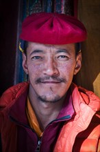 Portrait of monk at Karzok monastery
