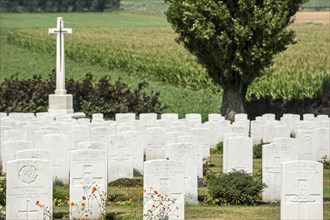 Klein-Vierstraat British Cemetery of the Commonwealth War Graves Commission burial ground for First World War One British soldiers at Kemmel