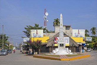 Military monument in the town and seaside resort San Blas