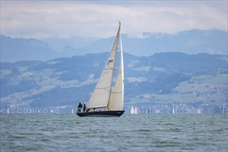 Sailing boat on Lake Constance