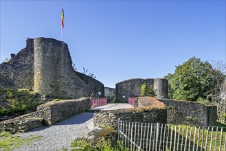 Ruines of the 13th century Chateau d'Herbeumont
