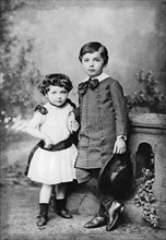 Albert Einstein and his sister Winteler-Einstein
