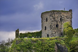 15th century Dunollie Castle ruins near Oban