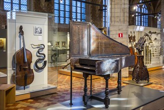 17th century harpsichord by Andreas Ruckers in the Vleeshuis