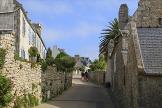 Alley with stone houses