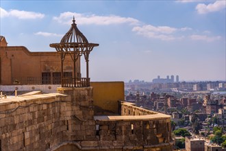 Viewpoint of the Alabaster Mosque to see the city of Cairo