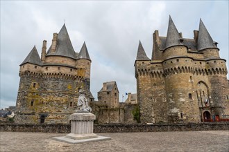 Medieval castle of Vitre. Ille-et-Vilaine department