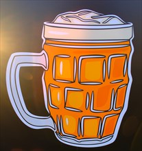 Symbol photo beer glass
