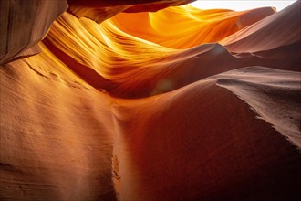 Stunning shapes and colors in Lower Antelope Arizona. United States