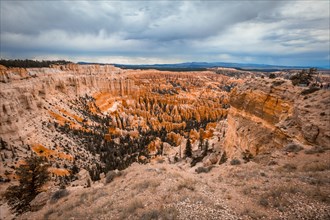 Views from Inspiration Point in Bryce National Park. Utah