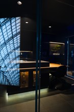 Modern Luxury Design Kitchen in Apartment with Reflection in Switzerland