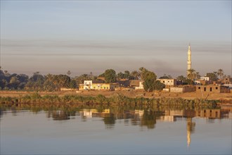 Small village on the Nile