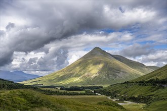 The 1076 metre high Beinn Dorain mountain in the West Highlands