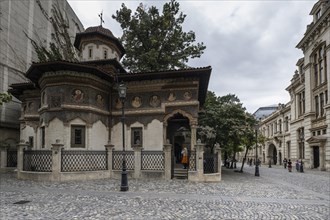 Small orthodox church in the city centre of Bucharest