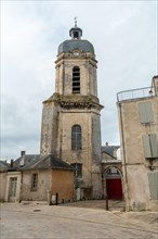 Beautiful tower next to the Grand Theatre de la Coursive. La Rochelle is a coastal city in southwestern France