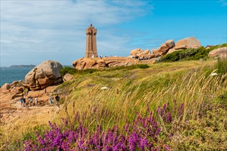 Lighthouse Mean Ruz is a building built in pink granite