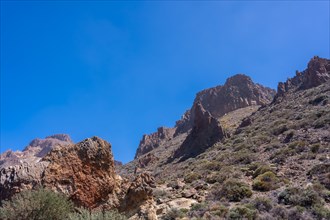 View from the Boca Tauce viewpoint in the Teide Natural Park in Tenerife