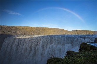 Rainbow at Dettifoss Waterfall