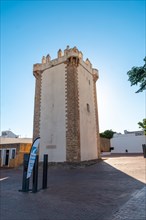 Torre de Guzman in the tourist town of Conil de la Frontera