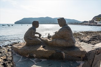 Sculpture of the coastal town of Las Playitas