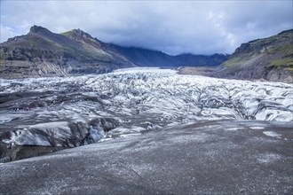 Svinafellsjokull glacier. Iceland