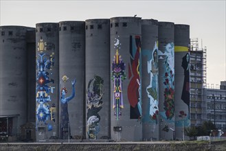 Graffiti on industrial buildings