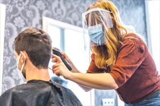 Opening of hairdressing salons after the coronavirus pandemic