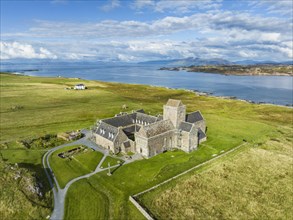Aerial view of Christian Iona Abbey
