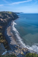 Beautiful coast from Deba to Zumaia. Basque Country